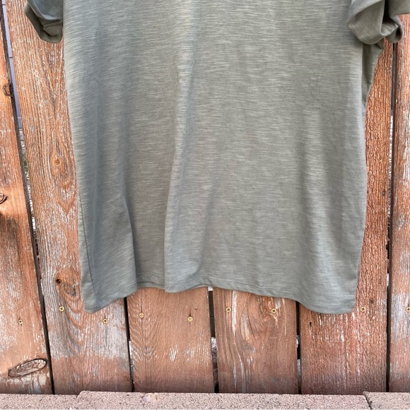 MARKET SPRUCE Women’s Green V Neck T Shirt Size Large - Picture 7 of 10